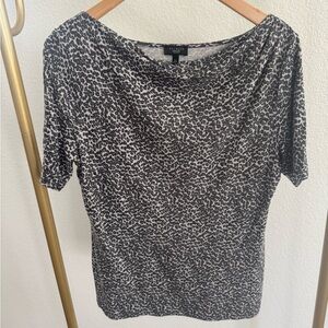 Talbots Animal Patterned Blouse